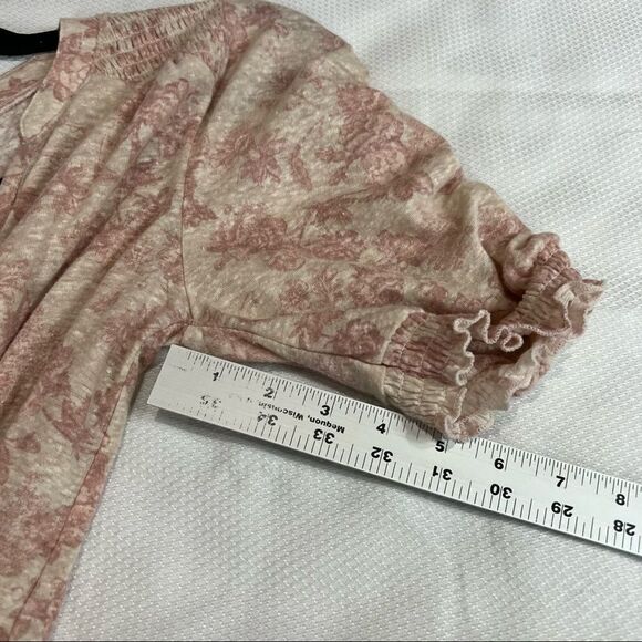 Como Vintage Cream‎ Light Pink Dainty Romaric Rose Print - Picture 4 of 7